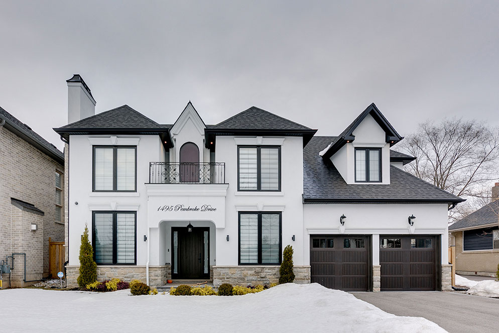 1495 Pembroke Drive Oakville Custom Home by Vertex Architects Inc 